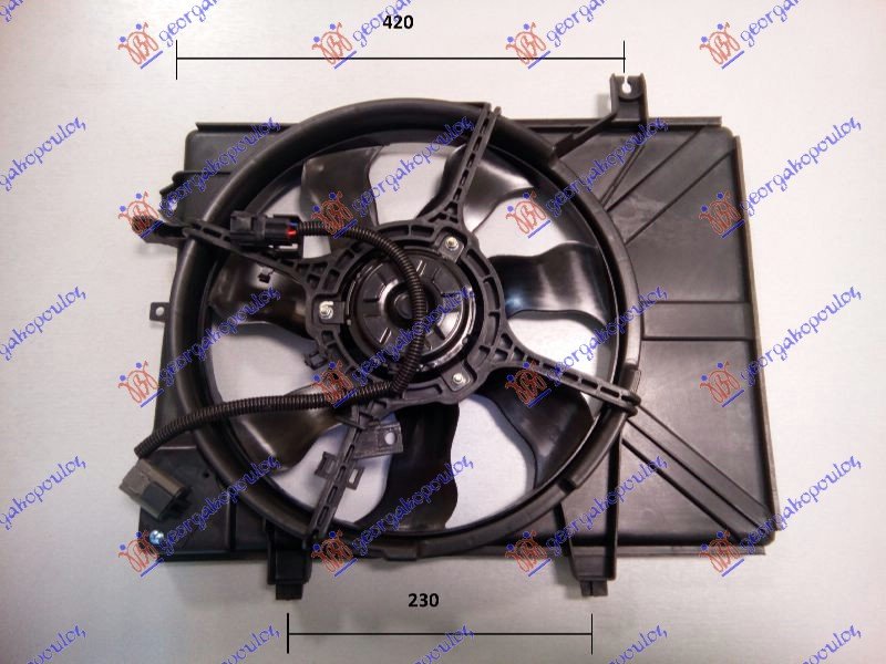 VENTILATOR 1.6 +/- (23cm)