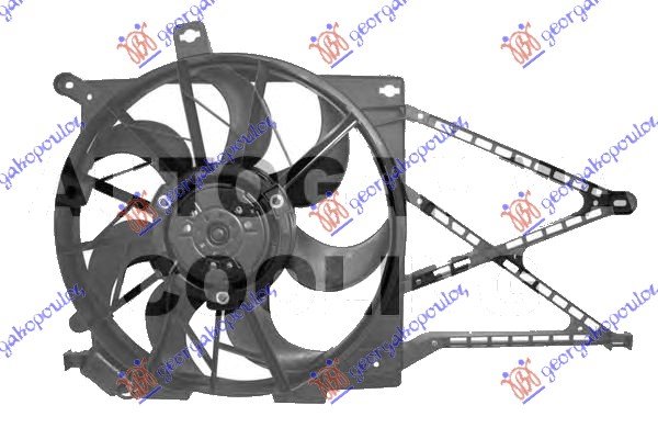 VENTILATOR KOMPLET BENZ. (Z14XER-Z18XE)