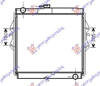 HLAD.MOTORA 3.0 T.DIZEL(55x52.5x3.6)