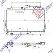 HLADNJAK MOTORA 1.5 CRDi +/-AC (36x62.4)