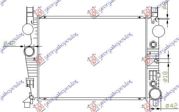 HLAD. MOTORA 4.3-5.0 (64x47.2x42) AUTOMA