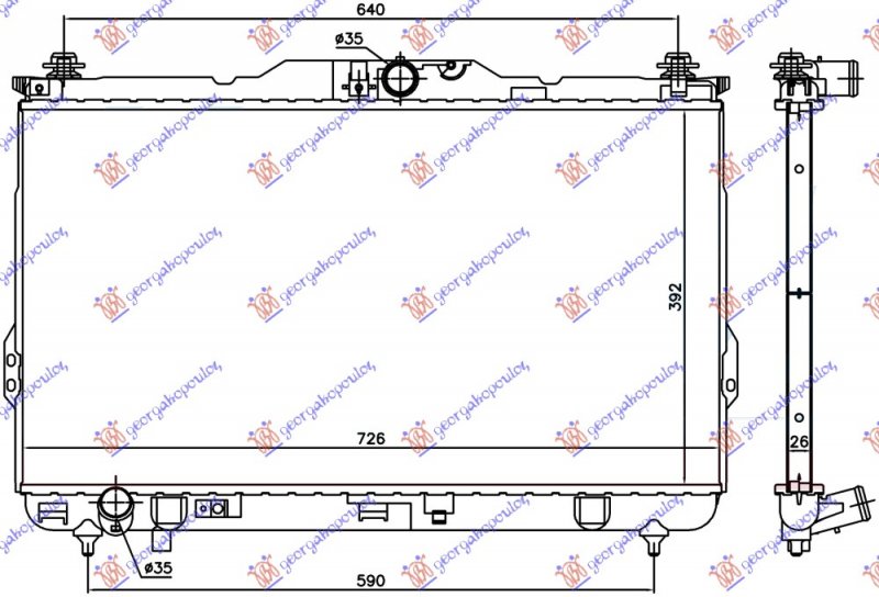 HLAD.MOTO.2.0 CRDI+/-A/C MHX.TUBE 8MM EN