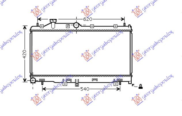 HLAD MOTORA 2.0-2.5i-16V(34x68.5x16)MAN