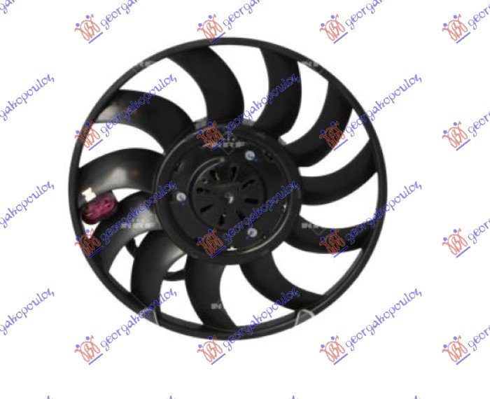 VENTILATOR(MOT+ELIS)(390MM)(4PIN)