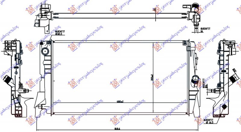 HLADNJAK 1.5 (216i-218i) BENZIN AUTO