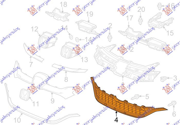 PVC MASKA DONJA