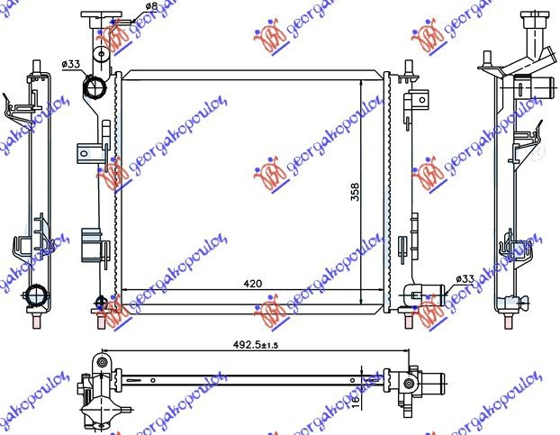 HLAD MOTORA BENZIN (42x37)MANUAL