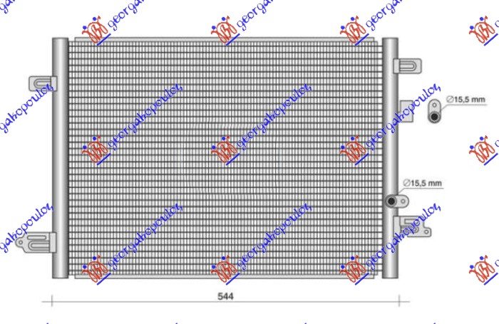 HLADNJAK KLIME 1.3 TCE BENZIN - 1.5 BLUEDCI DIZEL (544x386)